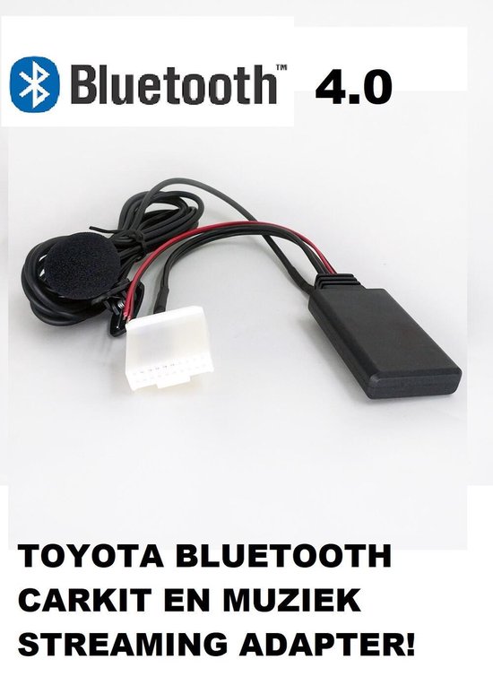 Passend Voor Matrix Corolla Landcruiser Camry Bluetooth carkit en muziek streaming adapter aux module Dongle Mp3 AD2P van Yatour