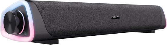 PC Soundbar - Stereo Luidspreker - Muziek Films - RGB Verlichting - 42cm Compact - Zwart