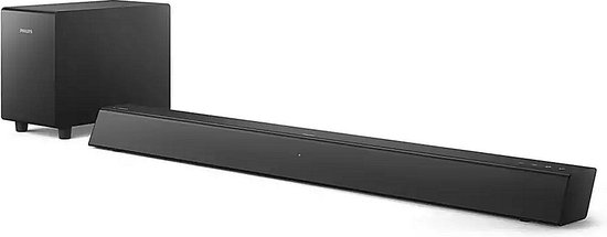 Philips TAB5305/12 - Soundbar met draadloze subwoofer - 2.1 kanalen - Zwart van Merkloos