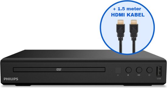 Philips TAEP200 - DVD-speler met CD-ondersteuning - Inclusief HDMI Kabel - Zwart van Philips Sound