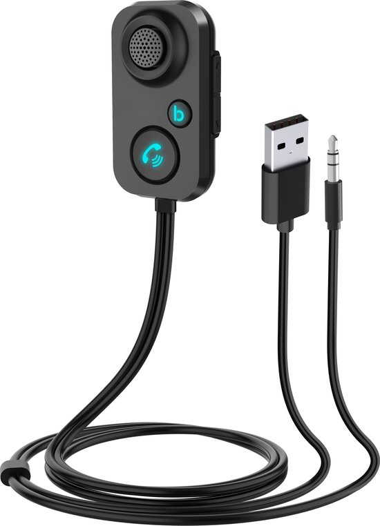 Phreeze Bluetooth Receiver Auto - Bass Boost - Ingebouwde Ruisonderdrukking - Automatische Moduswisseling van Phreeze