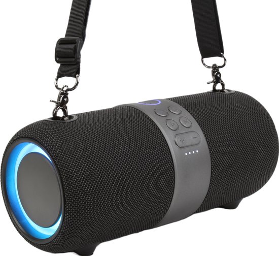 Phreeze Bluetooth Speaker - Outdoor Bazooka - 40W - Ultra Volume Boost - FM - Aux - RGB Verlichting van Phreeze