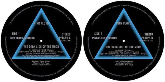 Pink Floyd - Dark Side of the Moon - Slipmat van V233 

