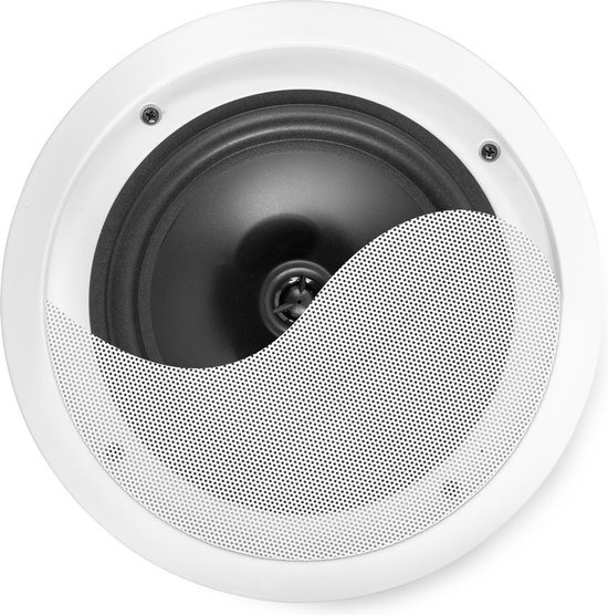 Plafond speaker - Power Dynamics CSSG8 inbouw speaker - geschikt voor vochtige ruimtes - 2-weg - 100W - 8 inch - Aluminium - Wit van Power Dynamics