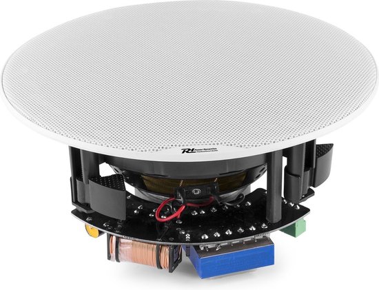 Plafondspeaker - Power Dynamics FCS5 low profile 5.25 plafondspeaker voor 100V en 8 Ohm t van Power Dynamics