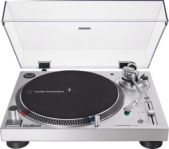 Platenspeler Audio-Technica Iberia AT-LP120XUSBSV Zilverkleurig