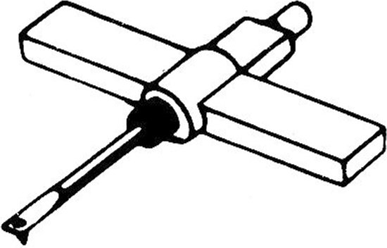 Platenspeler naald geschikt voor BSR ST19 - 523DS Stylus - Per 1 stuk(s) van Tonar