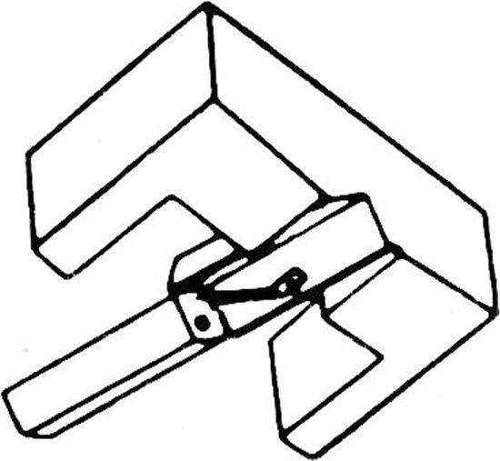 Platenspeler naald geschikt voor ELAC STS144/17 - 401969 - Per 1 stuk(s) van ELAC