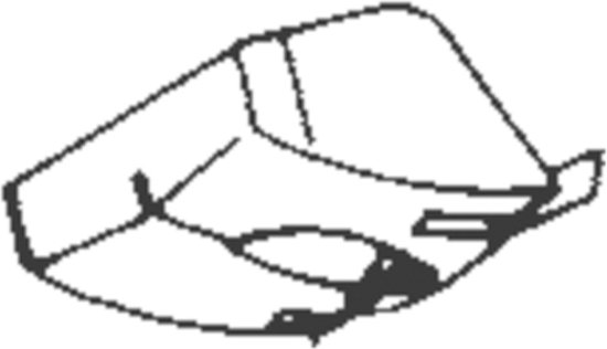 Platenspeler naald geschikt voor Mitsubishi MD-2 - type 649 DS - Pickupnaald - per 1 stuks van Tonar