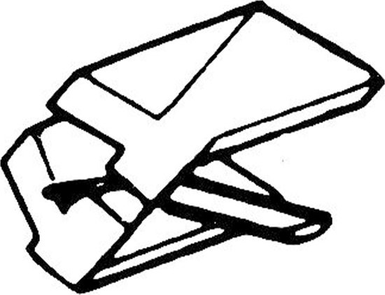 Platenspeler naald geschikt voor Nagaoka NM66 - 447DS Stylus - Per 1 stuk(s) van Nagaoka