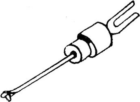 Platenspeler naald geschikt voor National EPS11 - 400648 - Per 1 stuk(s) van Tonar