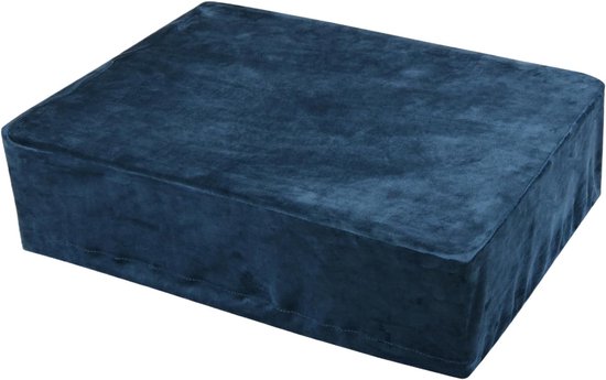Platenspelerhoes - Beschermhoes Muziekapparatuur - Stofvrij Houden - Wasbaar Ontwerp - 43 x 33 x 13 cm - Blauw