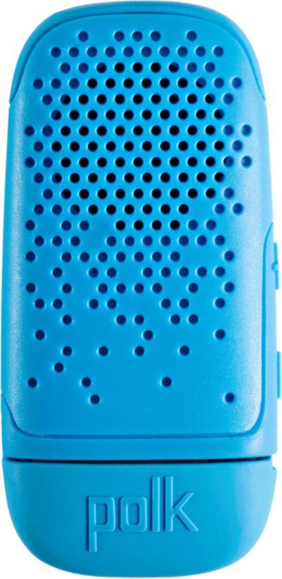 Polk BIT - Blauw - Bluetooth Speaker met clip - Bellen via Speaker van Merkloos