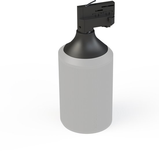 Pontis Second Generation 3-faserail Audio Adapter – Geschikt voor Sonos Era 100 – Railsysteem Adapter – Zwart van Merkloos