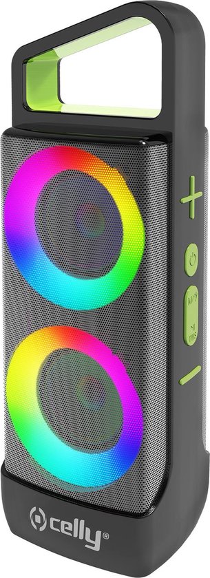 Portable Bluetooth Speakers Celly GROOVERGBBK Black van Merkloos