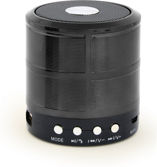Portable Bluetooth Speakers GEMBIRD SPK-BT-08-BK van GEMBIRD