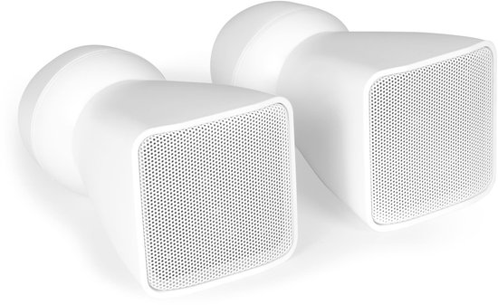 Power Dynamics BSX30W 100V speakers - Muur speakers met beugels - 2.5 inch - 30W - Wit van Merkloos