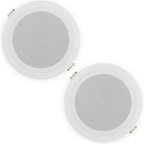 Power Dynamics MSLP50 Marine Speaker Set - 2x waterdichte speakers low profile - 5 Inch - 80W - Wit van Power Dynamics