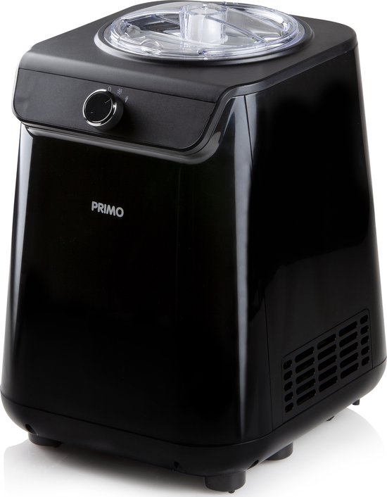 PRIMO PR404IM IJsmachine - IJsmaker - Zelf Vriezend - Met Compressor - 1,2L - Zwart van PRIMO