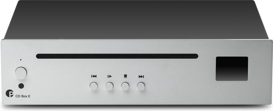 Pro-Ject CD Box E CD-speler - Nauwkeurige Audio Weergave - Hoogwaardige DAC - Compact Design - Zilver