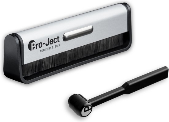 Pro-Ject Cleaning Set Reinigingskit - Complete Vinylverzorging - Antistatisch & Beschermend - Eenvoudig in Gebruik - Zwart