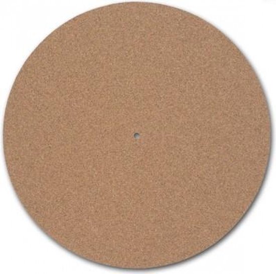 Pro-Ject Cork it – Platenmat kurk voor Turntables – Platenspeleraccessoire – Bruin (per stuk – 1 stuk) van Pro