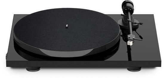 Pro-Ject E1 Phono AT3600L Platenspeler Voorversterkt - Hoogwaardig Geluid - Direct Speelklaar - Naadloze Streaming - Zwart