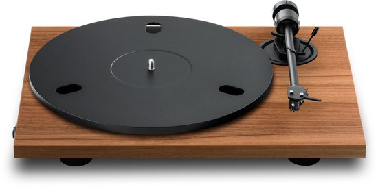 Pro-Ject E1.2 Phono Pick it MM E Platenspeler - Ingebouwde Voorversterker – Handgemaakt – Plug & Play – Walnoot