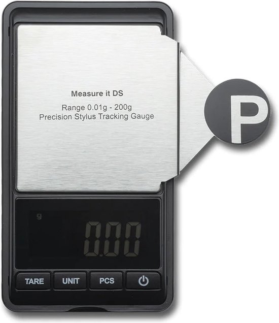 Pro-Ject Measure it DS – Naalddrukmeter – Naalddrukweger – Voor elke platenspeler - Zwart (per stuk – 1 stuk) van Pro