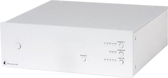 Pro-Ject Phono Box DS2 zilver Phono voorversterker van Pro