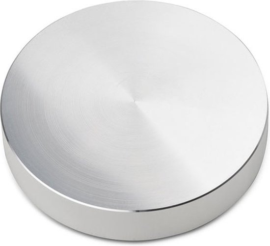 Pro-Ject Record Puck E Platengewicht - Precisie Plaatstabilisatie - Vermindert Vibraties - Verbetert Geluidshelderheid – Zilver