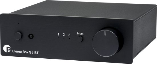 Pro-Ject Stereo Box S3 BT - Geïntegreerde Versterker Bluetooth 2x50W - Zwart van Pro-Ject