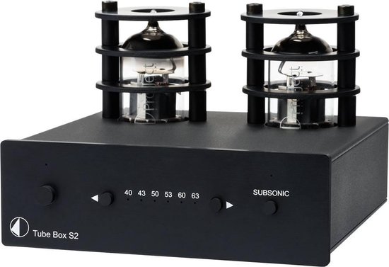Pro-Ject Tube Box S2 zwart Phono voorversterker van Pro
