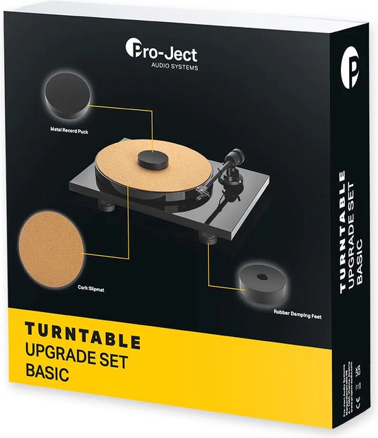 Pro-Ject Upgrade Set Basic - Zwart van Pro