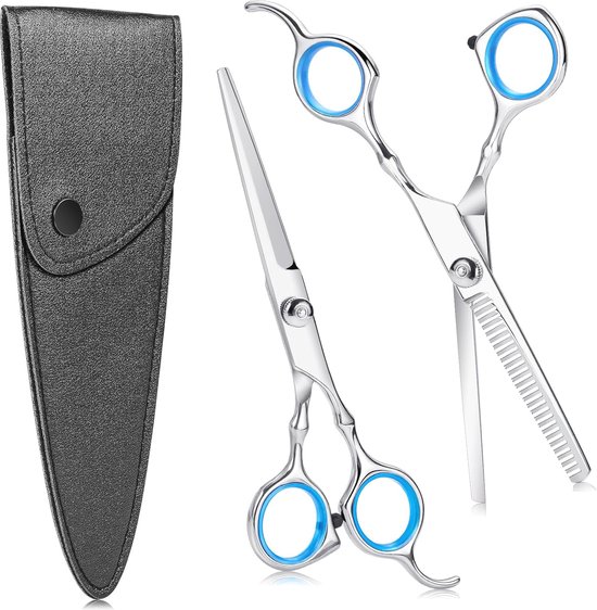 Professionele kappersscharen set met beschermhoes - 3 stuks - 6,7 inch - Voor beginners en salons van Pro