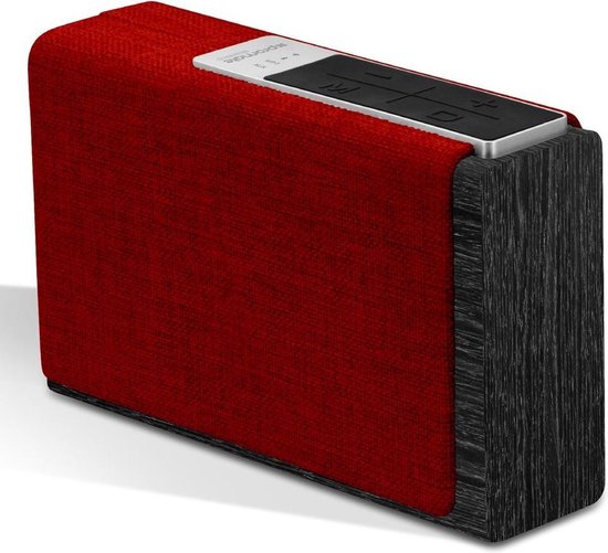 Promate StreamBox-XL Draadloze stereoluidspreker 7.5W Zwart, Rood van Pro