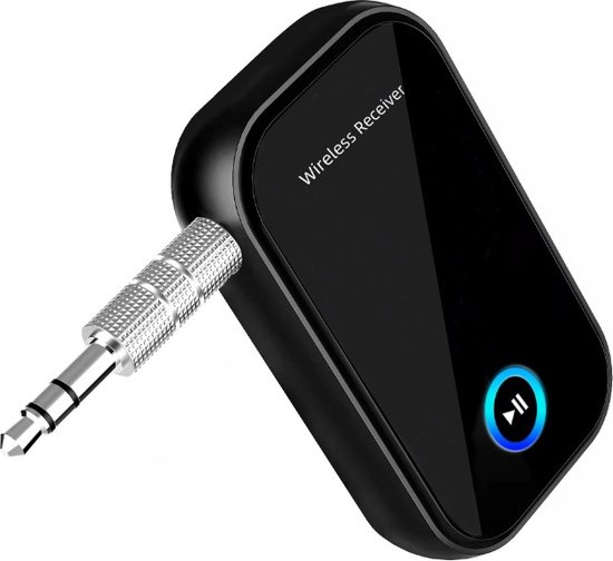 Provium Bluetooth 5.0 - 2 in 1 Zender en Ontvanger - Handsfree Bellen - Bluetooth auto audio headset - Dual Device Connectie - 20 uur Batterij - 3.5mm AUX adapter - zwart van Pro
