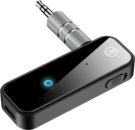 Provium Bluetooth 5.0 - 2 in 1 Zender en Ontvanger - Handsfree Bellen - Bluetooth auto audio headset - Dual Device Connectie - 6 uur Batterij - 3.5mm AUX adapter - zwart van Pro