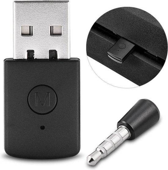 Ps4 Bluetooth Adapter Ontvanger Draadloos Headset Dongle Playstation 4 Audio van Merkloos