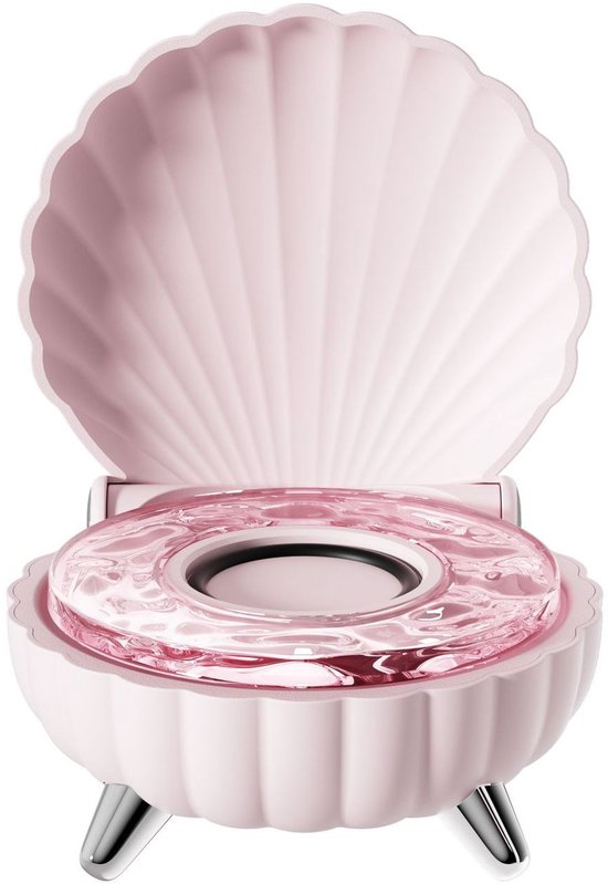 PULUZ Shell Ocean Wave Sfeerverlichting, Shell Bluetooth-luidspreker, Shell Light Strip Bluetooth Ocean Wave-verlichting (roze) van Merkloos