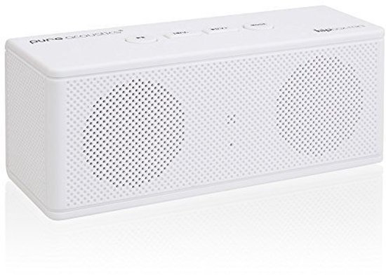 Pure Acoustics HIPBOXMINIWHI Portable bluetooth speaker met radio