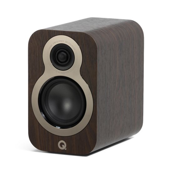 Q Acoustics: 3010c Boekenplank Speakers - 2 Stuks - Claro Walnoot