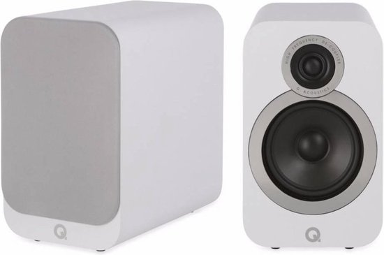 Q Acoustics 3020i - Boekenplank Luidspreker - Mat Wit (per paar) van Merkloos