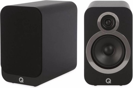 Q Acoustics 3020i - Boekenplank Luidspreker - Mat Zwart (per paar)