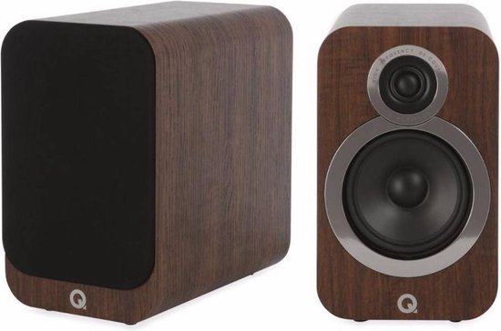 Q Acoustics 3020i - Boekenplank Luidspreker - Walnoot (per paar) van Merkloos