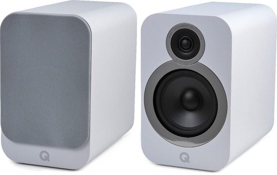 Q Acoustics 3030i Hifi - Boekenplank Luidspreker - Mat Wit (per paar)