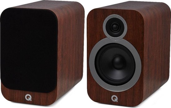 Q Acoustics 3030i Hifi - Boekenplank Luidspreker - Walnoot (per paar) van Merkloos