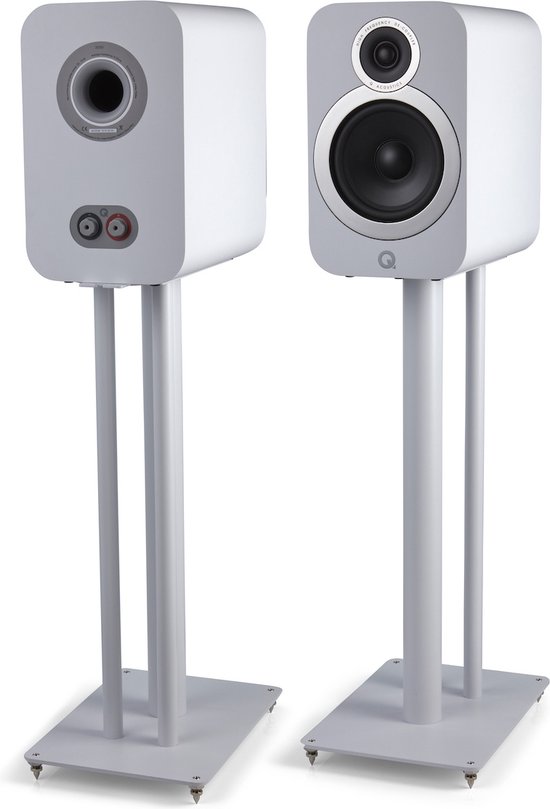 Q Acoustics 3030i Stands - Satijn Wit (Per Paar) van Q Acoustics