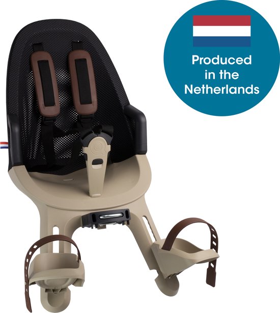 Qibbel Air Fietsstoeltje Voor - Cappuccino van Qibbel