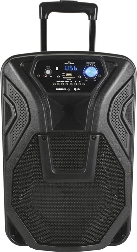 QTX Sound Busker-10 Bluetooth speaker USB/SD/FM en microfoon van Qtx